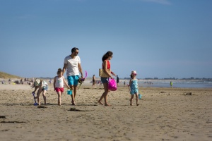 Vacances au pays bigouden - la plage en famille