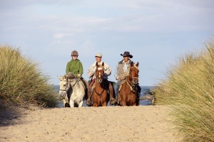 tourisme Finistère-sud plage à cheval