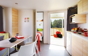 Lodge 4 personnes 26 m² - séjour